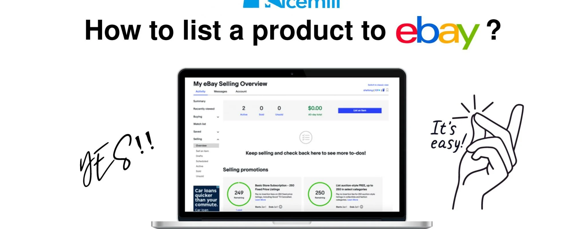 9 Easy Steps to List A Product to eBay on Ricemill